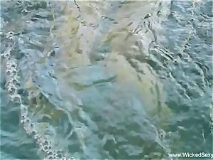 blowjob In The Backyard Pool From mother