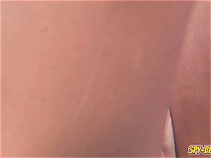 fledgling Beach naturist voyeur - Close Up smooth-shaven slit